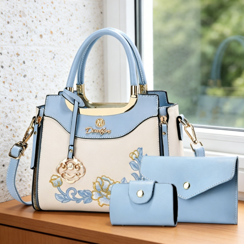 Women Bags Work - مجموعة من 3 حقائب يد مطرزة