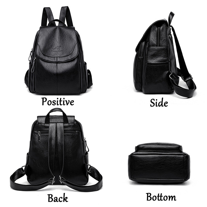 Mini Backpack Women - حقيبة ظهر نسائية من الجلد الناعم