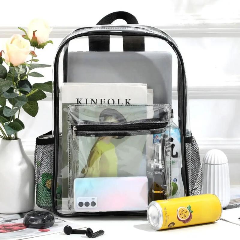 Women Bags Dkny - حقيبة ظهر شفافة من PVC للرياضات