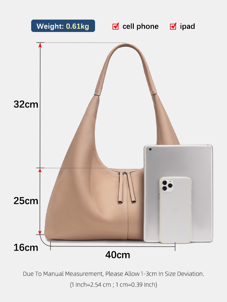 حقيبة هوبو نسائية من الجلد الط - مراجعة Women Bags Work وسعره