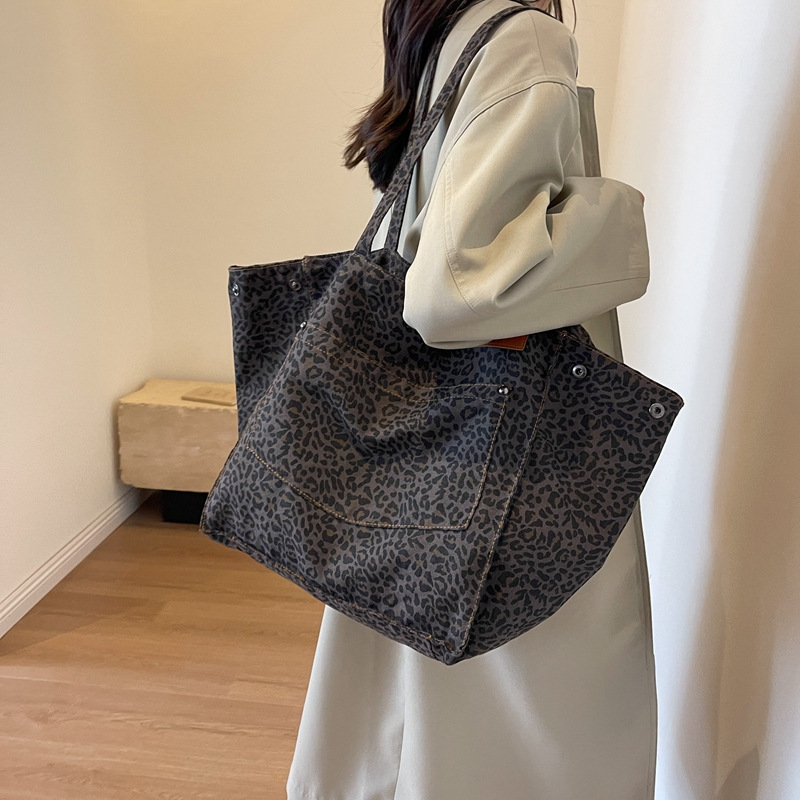 حقيبة يد بنمط الفهد، حقيبة كتف - مراجعة Women Bags Work وسعره