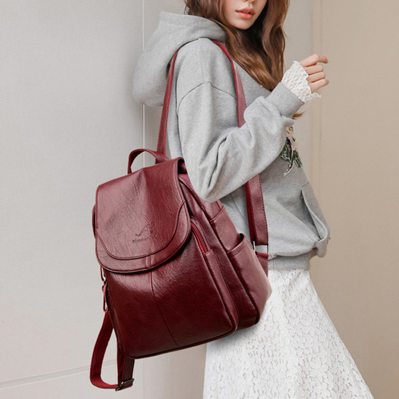 حقيبة ظهر نسائية من الجلد النا - مراجعة Mini Backpack Women وسعره