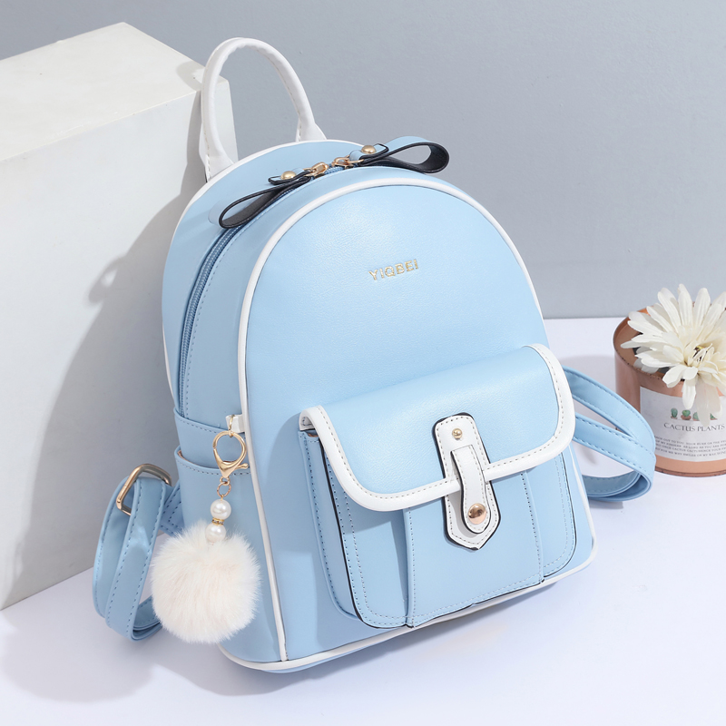 حقيبة ظهر أنيقة بنسيج أحادي ال - مراجعة Mini Backpack Women وسعره