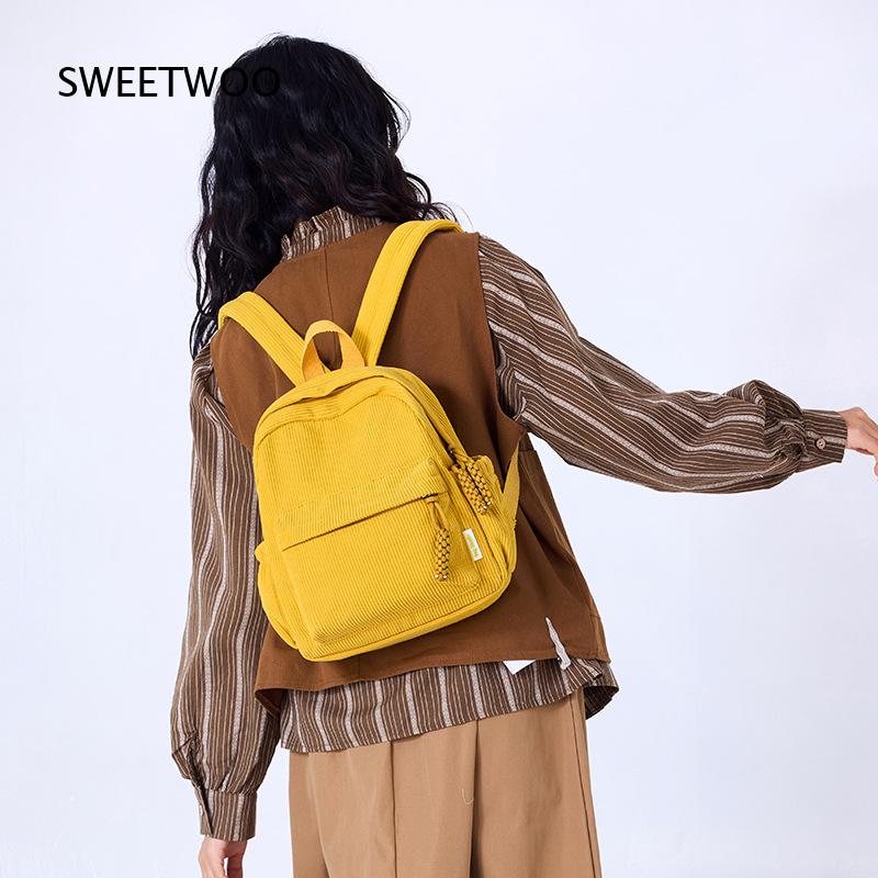 حقيبة ظهر صغيرة من القماش المخ - مراجعة Mini Backpack Women وسعره