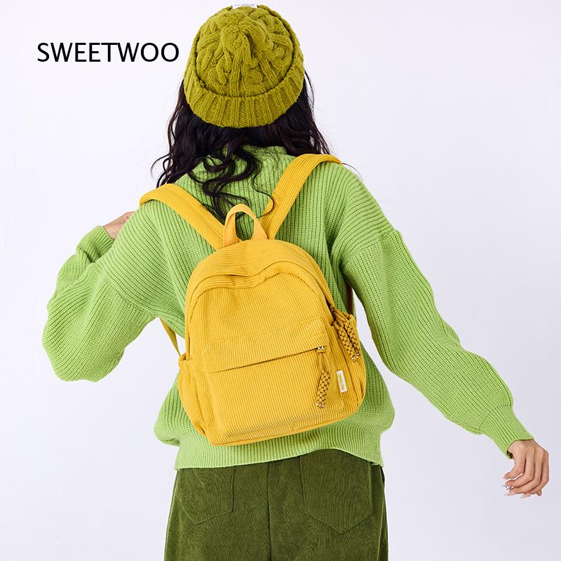 حقيبة ظهر صغيرة من القماش المخ - مراجعة Mini Backpack Women وسعره