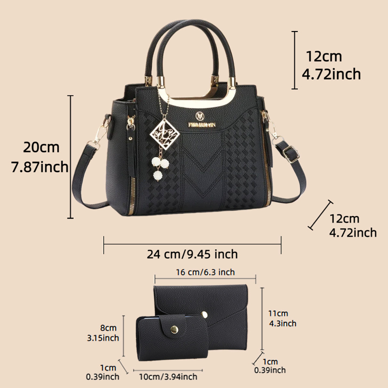 مجموعة حقائب يد من 3 قطع مصنوع - مراجعة Women Bags Dkny وسعره