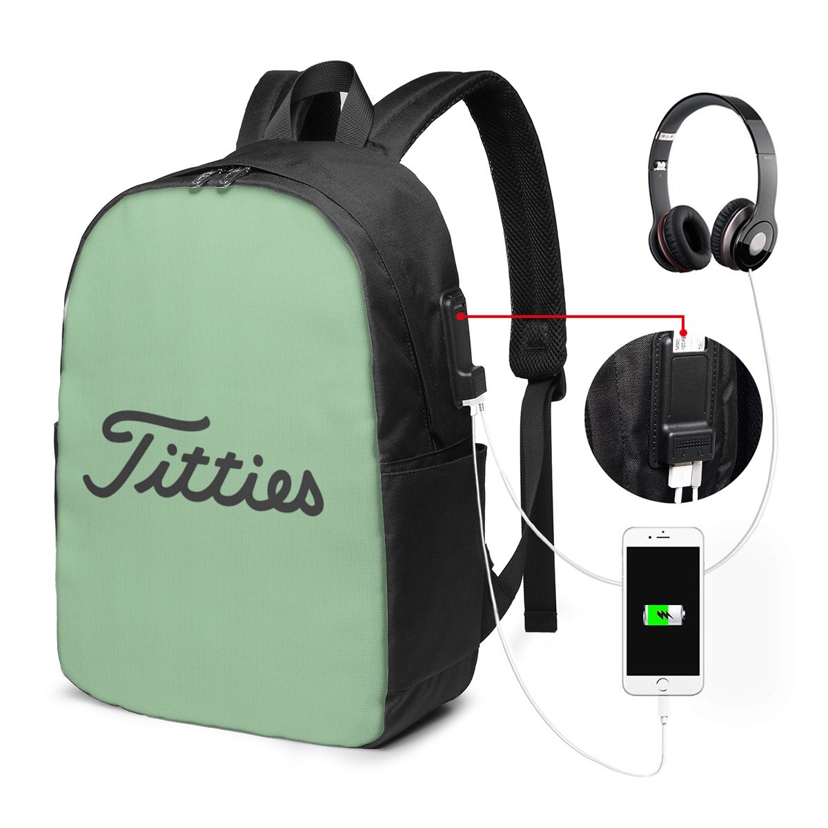 حقيبة ظهر Titties Golf Ball لل - مراجعة Women Bags For College وسعره