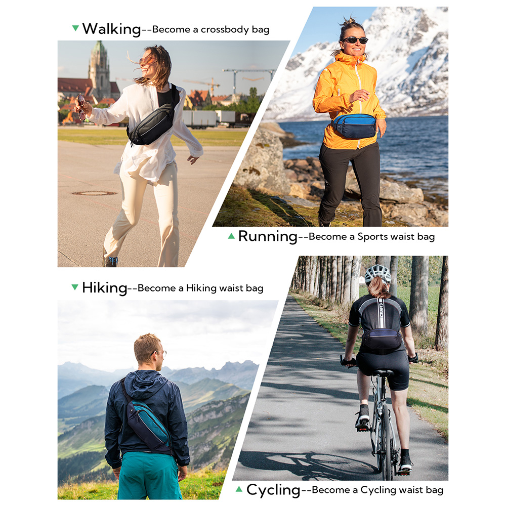 حقيبة خصر WATERFLY Fanny Pack، - مراجعة Women Bags Deals وسعره
