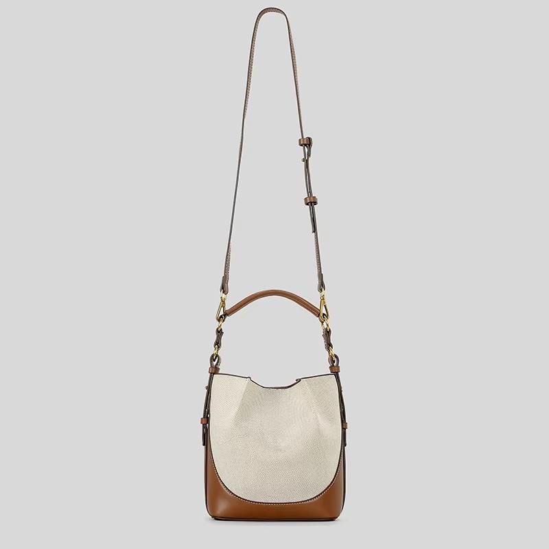 حقيبة دلو قماشية عصرية مصممة ح - مراجعة Women Bags Zara وسعره